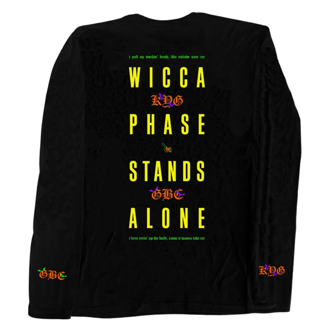 KILL YOUR GOD x WICCA PHASE SPRINGS ETERNAL: ALONE SPOOKY EDITION L/S SHIRT - Kill Your God