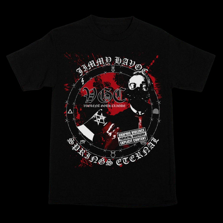 WICCA PHASE SPRINGS ETERNAL x JIMMY HAVOC: VIOLENT DAYS/RESTLESS NIGHTS T-SHIRT - Kill Your God