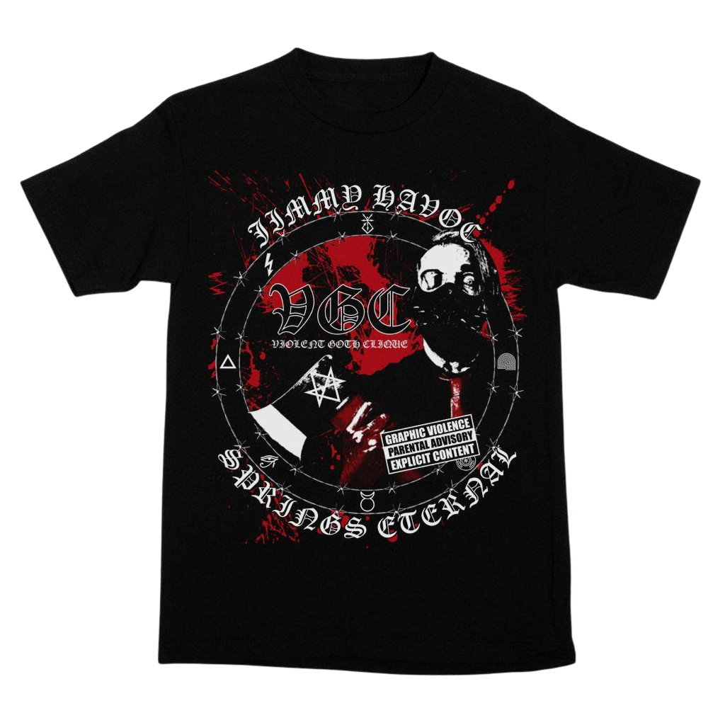 WICCA PHASE SPRINGS ETERNAL x JIMMY HAVOC: VIOLENT DAYS/RESTLESS NIGHTS T-SHIRT - Kill Your God